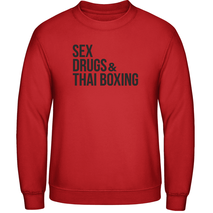 Sex Drugs And Thai Boxing Sudadera contain pic
