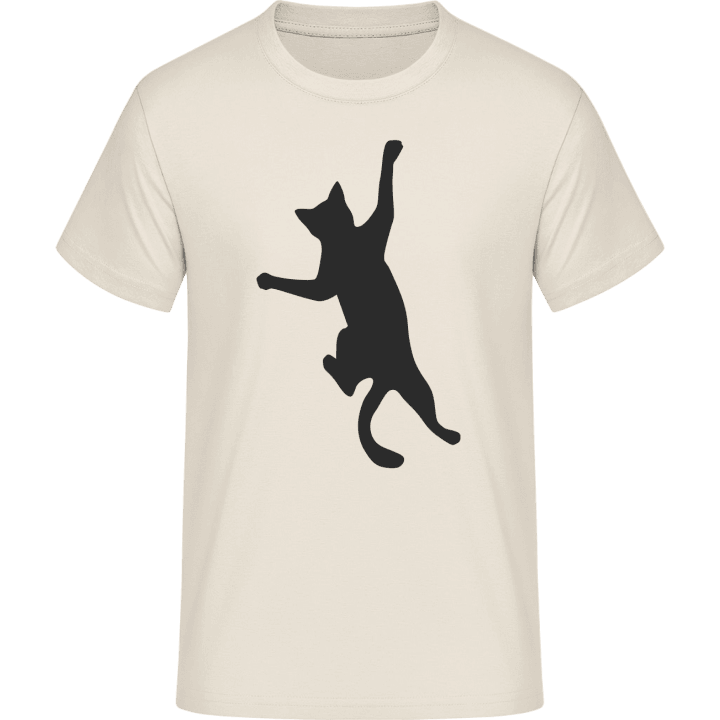 Cat Climbing Effect T-skjorte 0 image