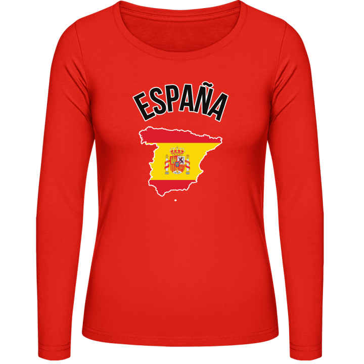 Spain Fan Langærmet skjorte til kvinder 0 image