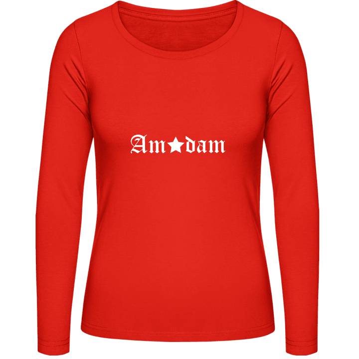 Amsterdam Star Vrouwen Lange Mouw Shirt contain pic