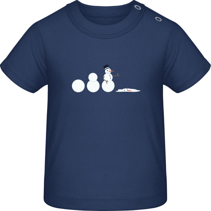 Snowman Evolution Camiseta de bebé contain pic