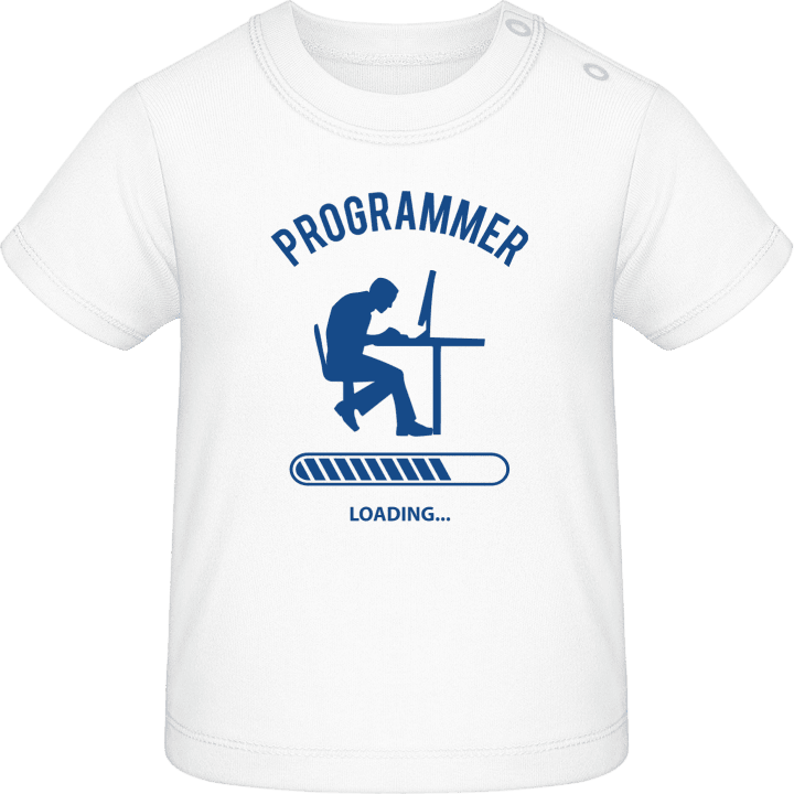 Programmer Loading T-shirt för bebisar contain pic
