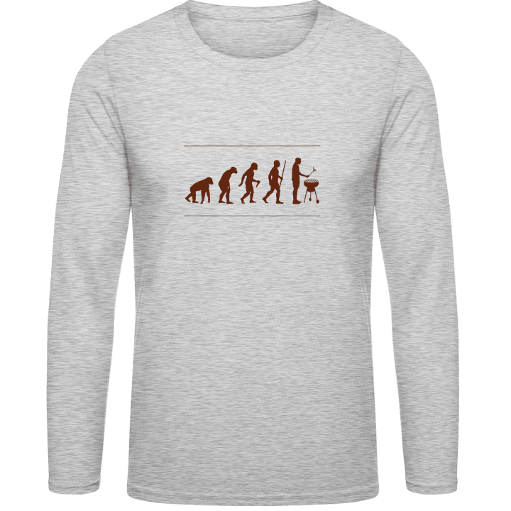 Funny Griller Evolution Langarmshirt contain pic