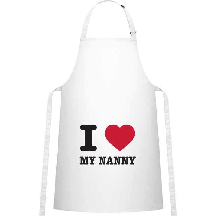 I Love My Nanny Delantal de cocina contain pic