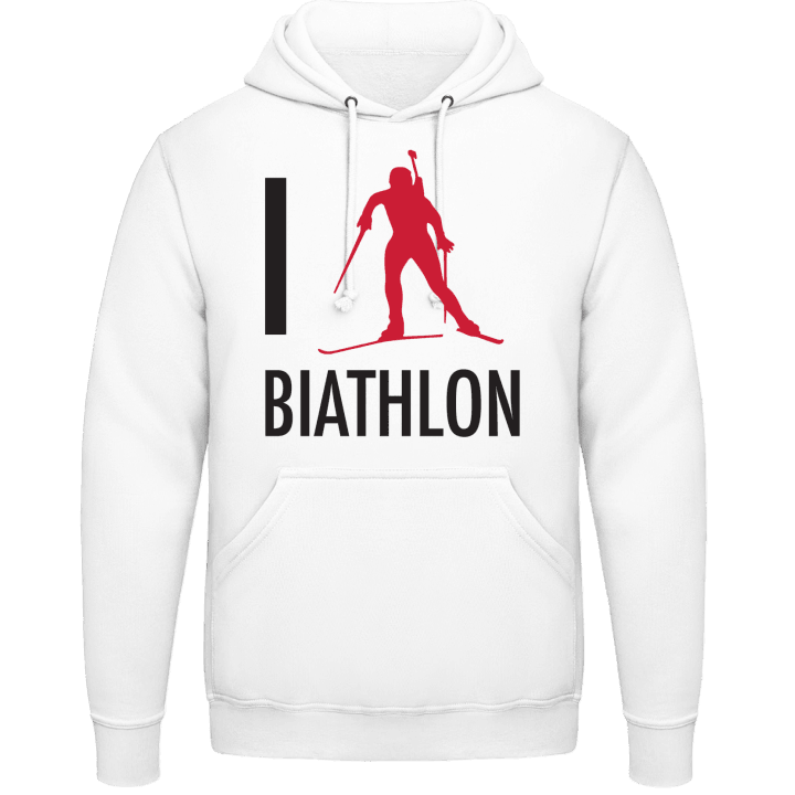 I Love Biathlon Sweat à capuche contain pic