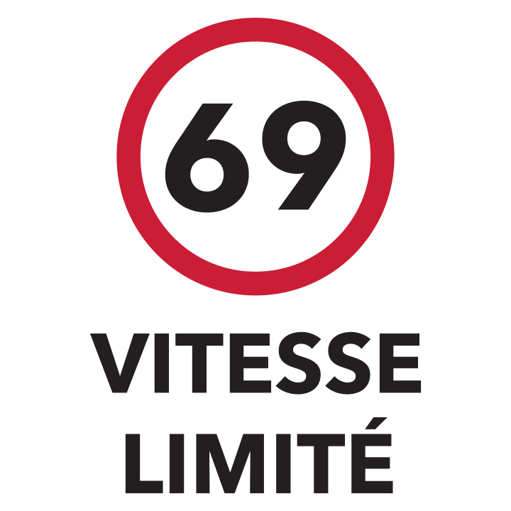 69 Vitesse limitée Naisten t-paita 0 image