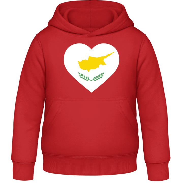 Cyprus Heart Flag Sudadera para niños contain pic
