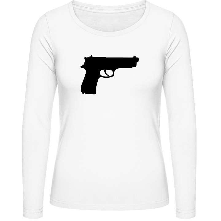 Pistol Camisa de manga larga para mujer contain pic