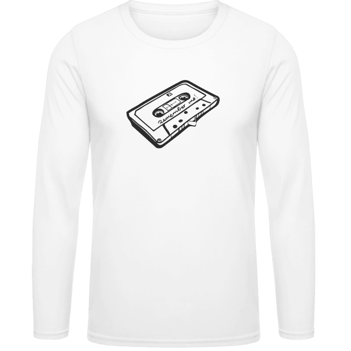 Retro Cassette Remember Me T-shirt à manches longues contain pic