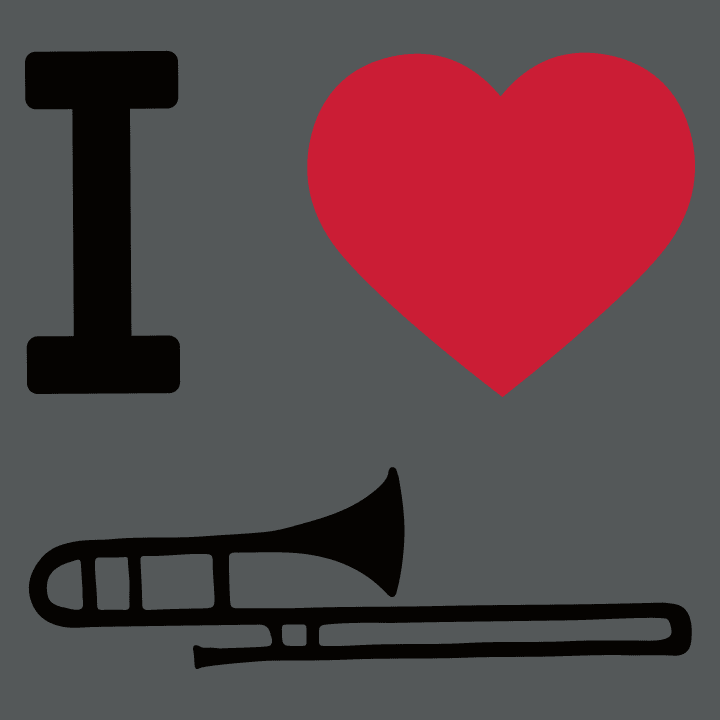 I Heart Trombone Langarmshirt 0 image