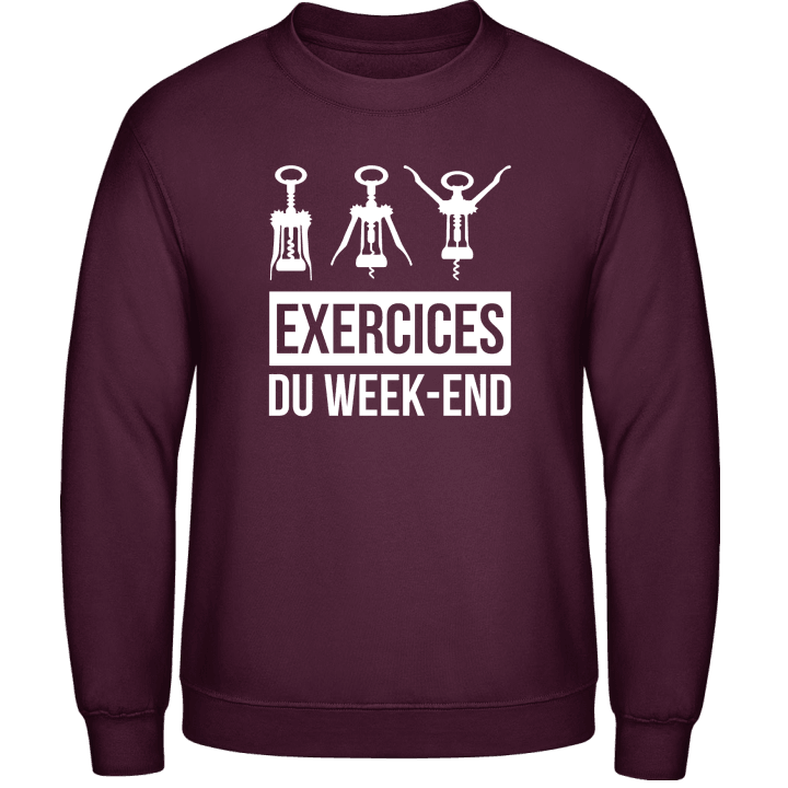 Exercises du week-end Sweatshirt contain pic