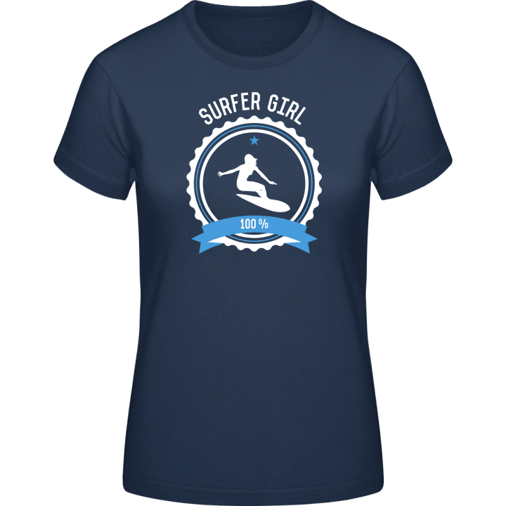 Surfer Girl 100 Percent T-shirt för kvinnor 0 image
