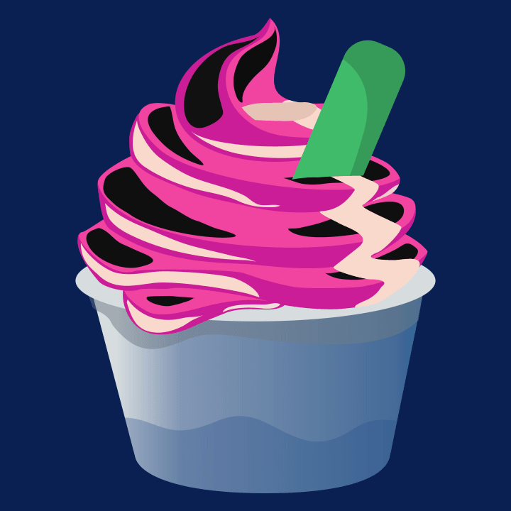 Ice Cream Illustration Stof taske 0 image