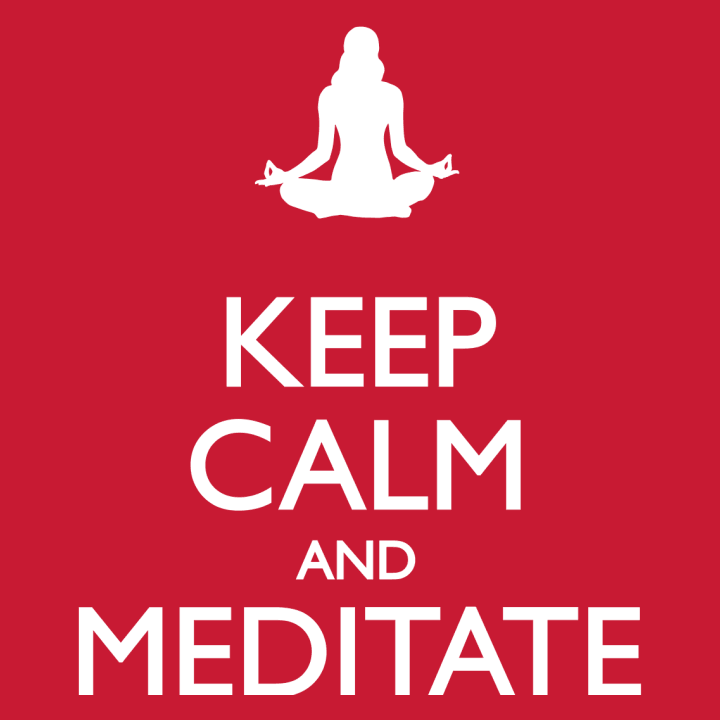Keep Calm and Meditate Langermet skjorte for kvinner 0 image
