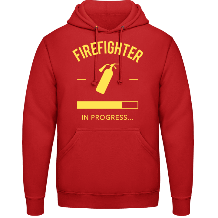 Firefighter in Progress Hoodie contain pic