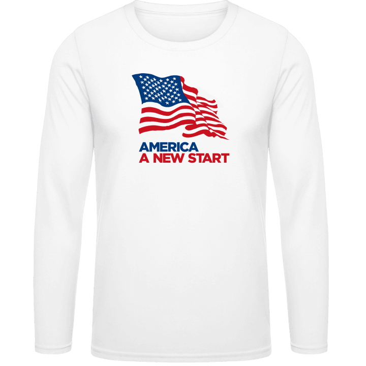 America Flag Long Sleeve Shirt 0 image