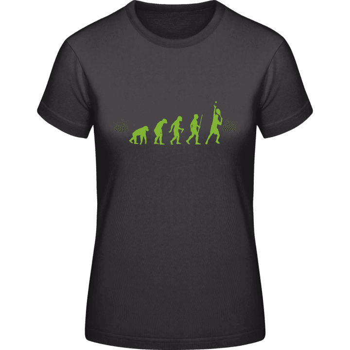 Tennis Player Evolution T-skjorte for kvinner contain pic