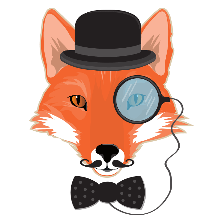 Hipster Fox Stofftasche 0 image