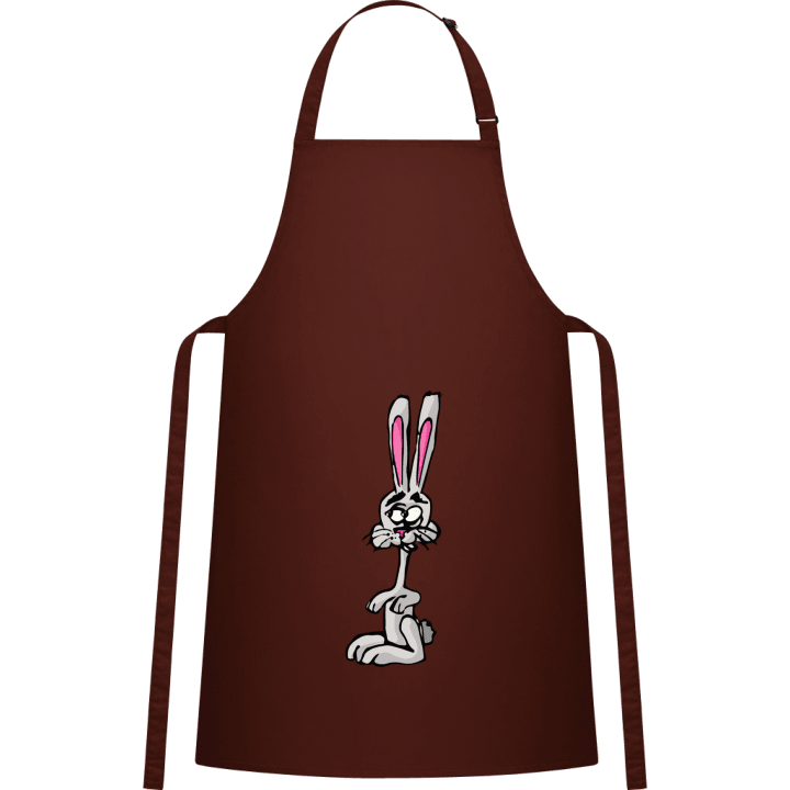 Grey Bunny Illustration Delantal de cocina 0 image
