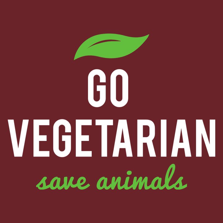 Go Vegetarian Save Animals Frauen T-Shirt 0 image