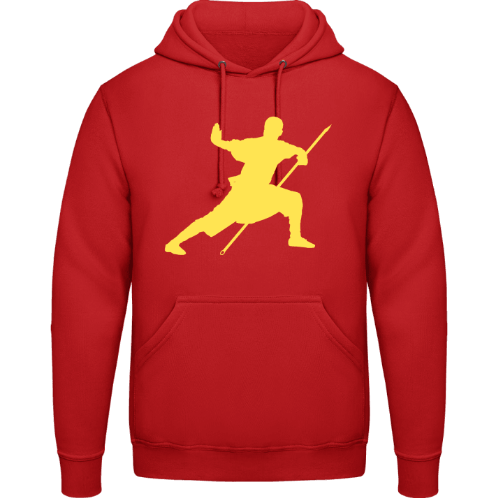 Kung Fu Silhouette Hoodie contain pic