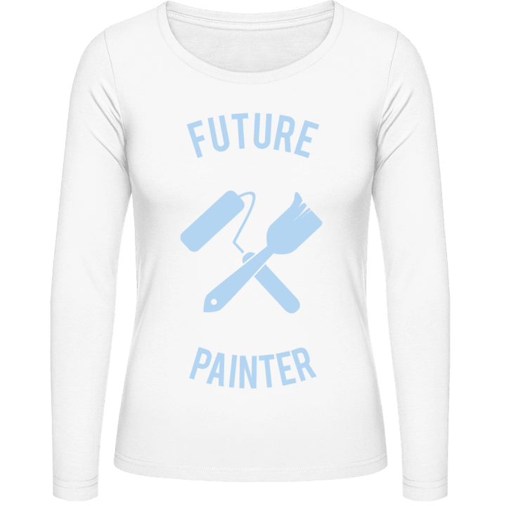 Future Painter Vrouwen Lange Mouw Shirt contain pic