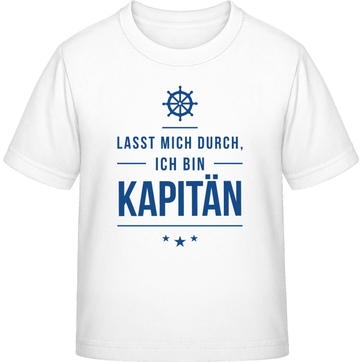 Lasst mich durch ich bin Kapitän T-shirt för barn contain pic