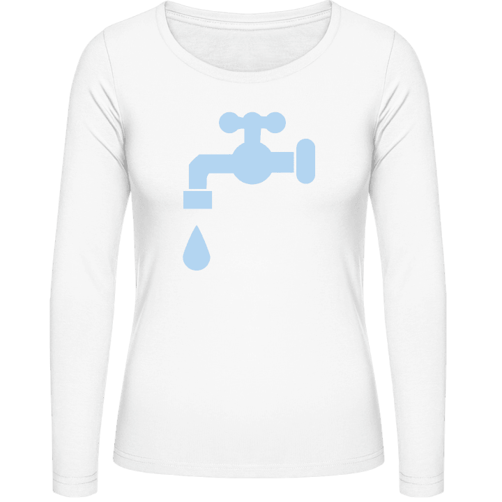 Water Tap Camisa de manga larga para mujer contain pic