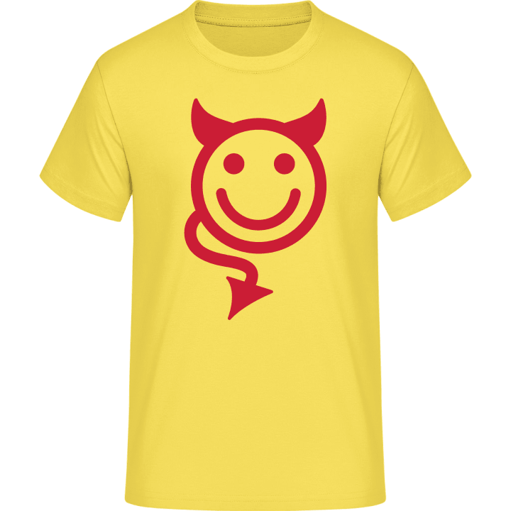 Devil Smiley Icon T-skjorte contain pic