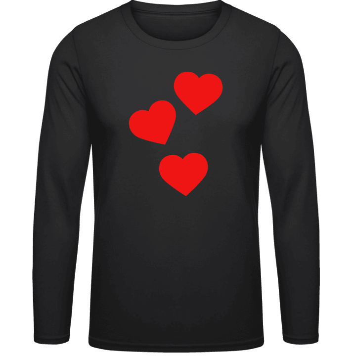 Hearts Composition Langarmshirt contain pic