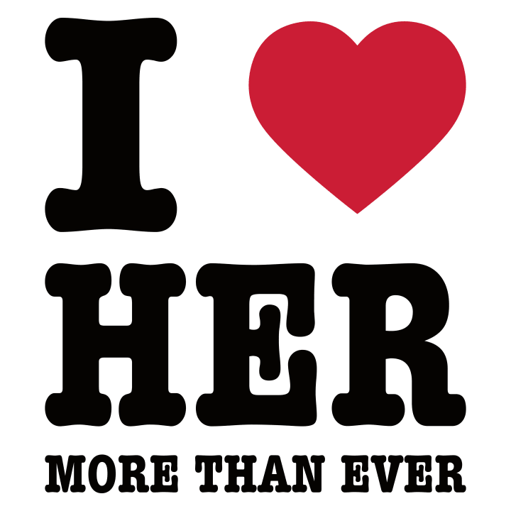 I Love Her More Than Ever Kitchen Apron 0 image