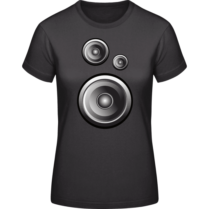 Bass Box Loudspeaker T-skjorte for kvinner contain pic