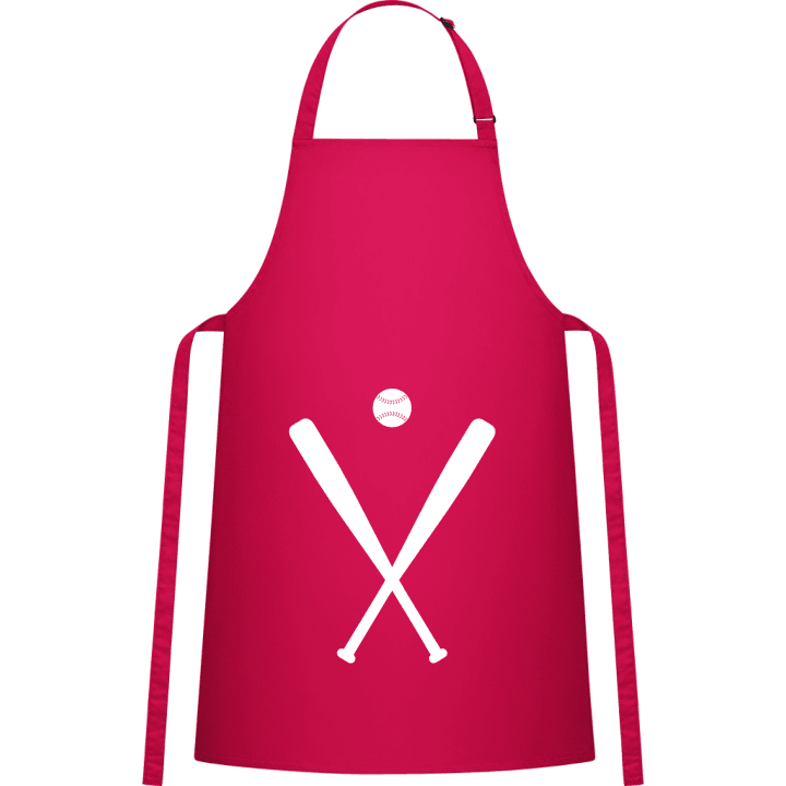 Baseball Equipment Crossed Kitchen Apron contain pic
