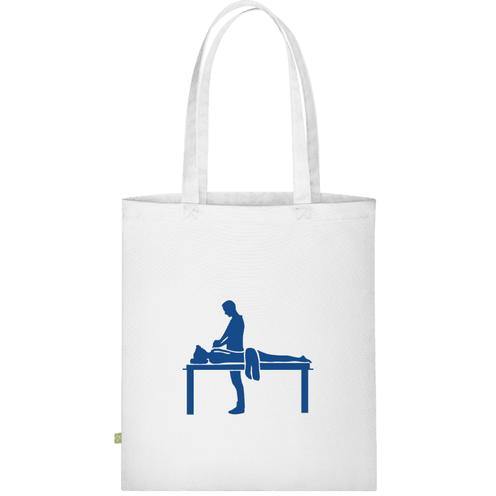 Masseur Silhouette Stofftasche contain pic