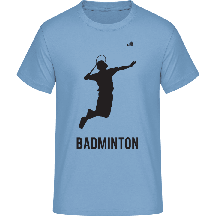 Badminton Player Silhouette Maglietta 0 image