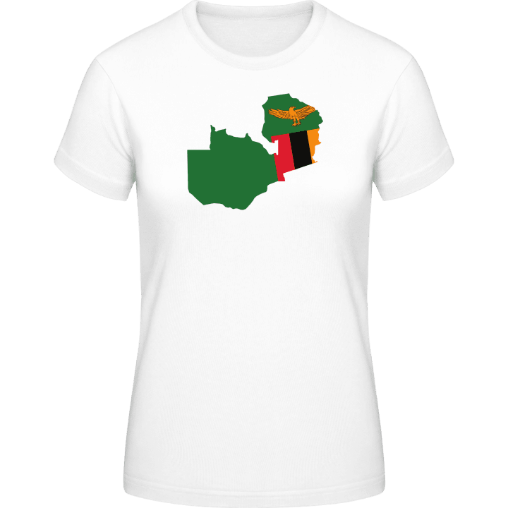 Sambia Map T-skjorte for kvinner contain pic