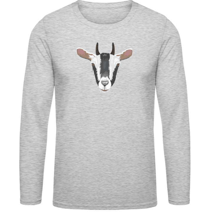 Realistic Goat Head Long Sleeve Shirt 0 image
