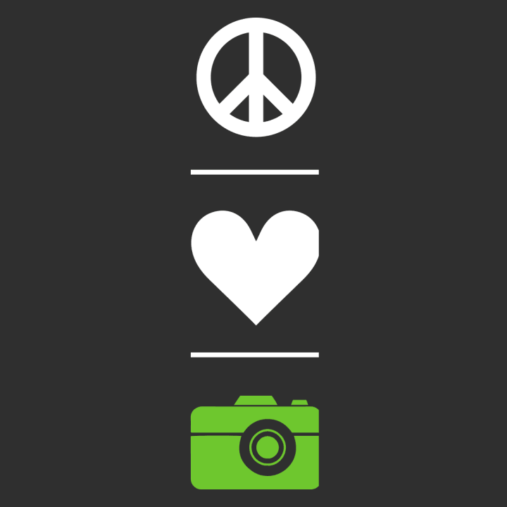 Peace Love Photography T-shirt til kvinder 0 image