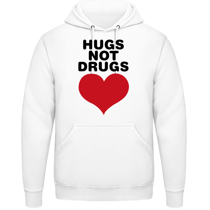 Hugs Not Drugs Sudadera con capucha contain pic