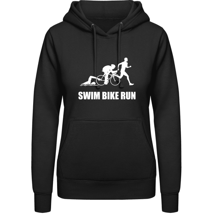 Swim Bike Run Sweat à capuche pour femme contain pic
