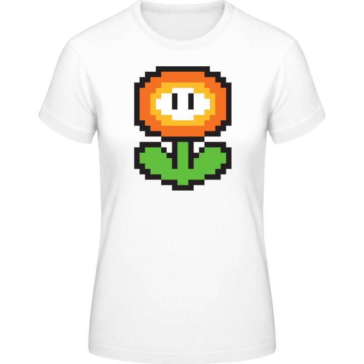 Pixel Flower Character Vrouwen T-shirt 0 image