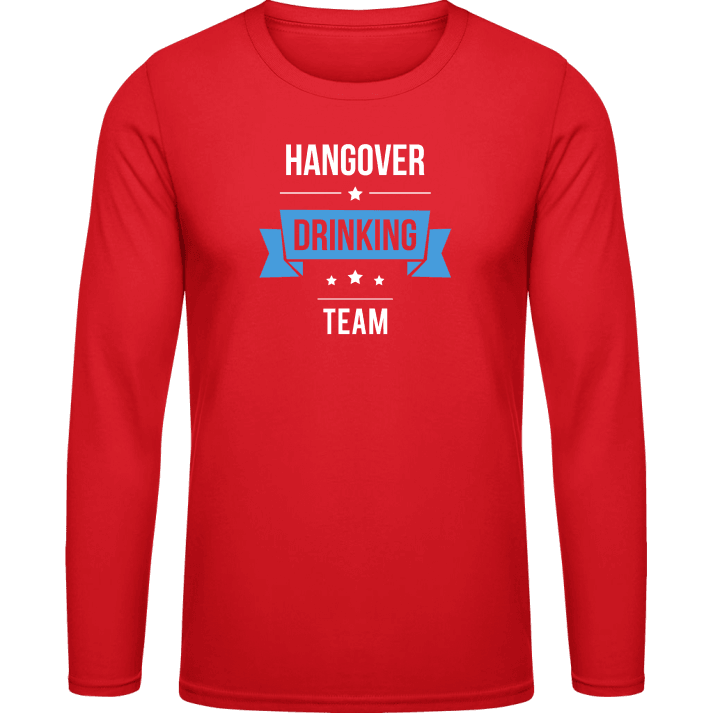 Hangover Drinking Team Shirt met lange mouwen contain pic