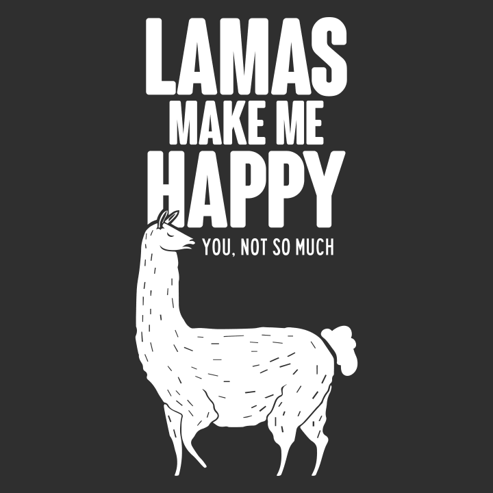 Llamas Make Me Happy Förkläde för matlagning 0 image