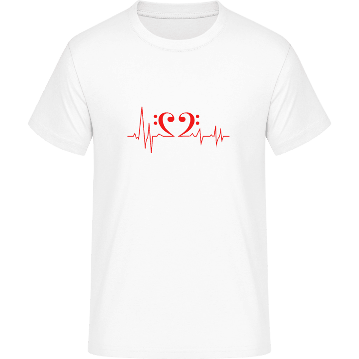 Bass Heart Frequence T-skjorte 0 image