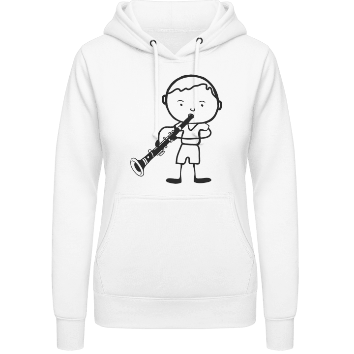 Clarinetist Comic Character Women Hoodie contain pic