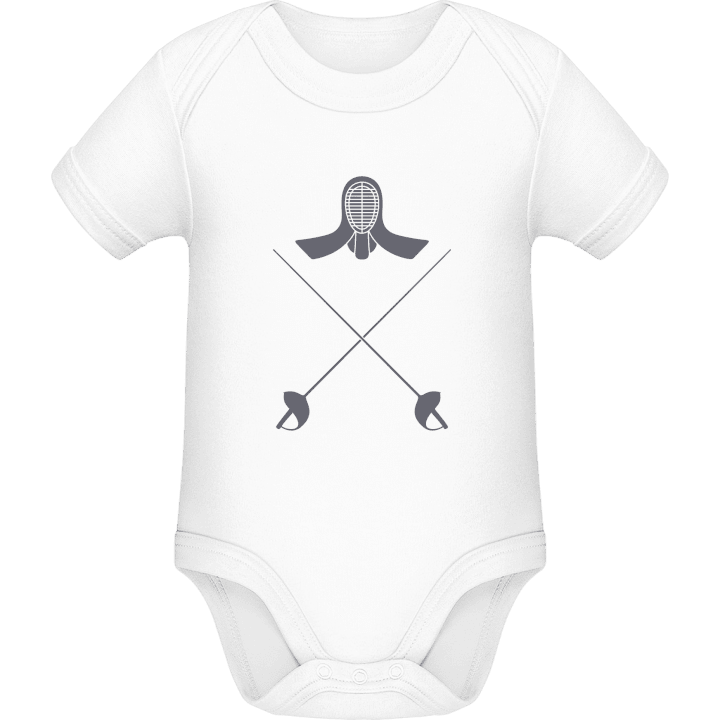Fencing Swords and Helmet Baby Strampler contain pic
