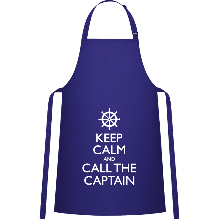 Keep Calm And Call The Captain Delantal de cocina contain pic