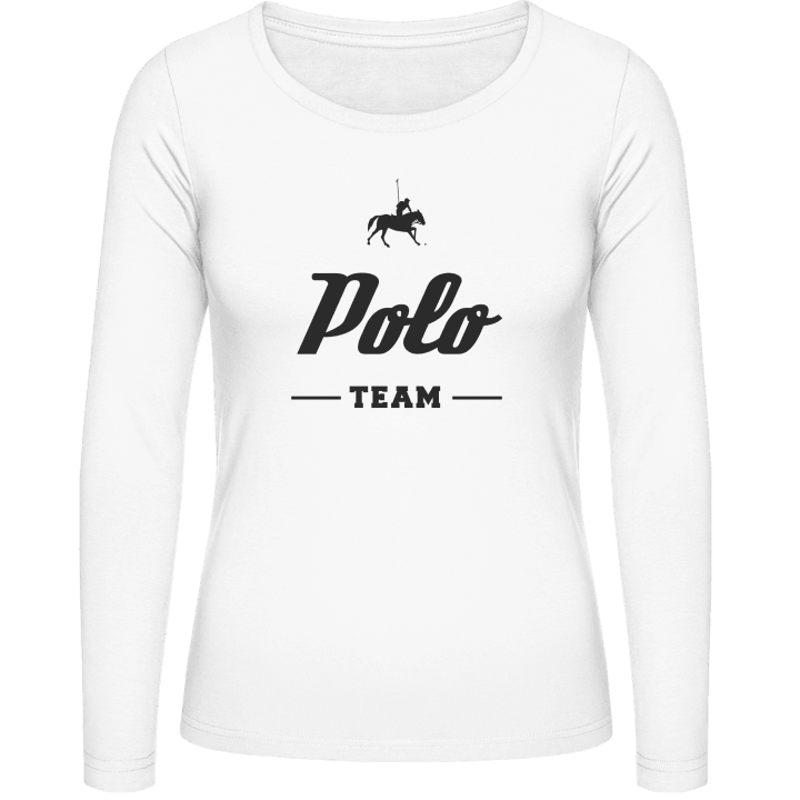 Polo Team Vrouwen Lange Mouw Shirt contain pic