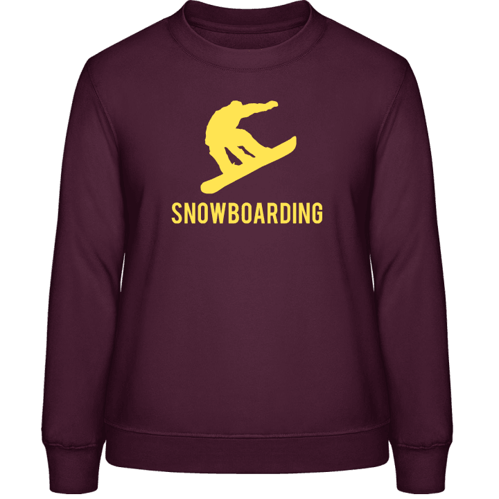 Snowboarding Sweat-shirt pour femme contain pic