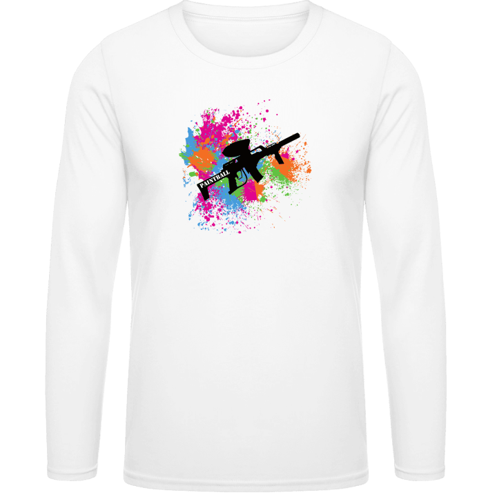 Paintball Gun Splash Long Sleeve Shirt 0 image